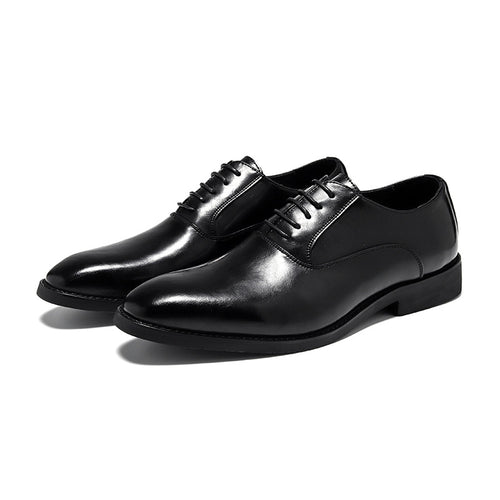 New Mens Pointed-toe, British-style, Minimalist Business Dress Shoes