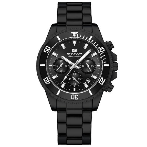 Multifunctional Three-eye Quartz Watch Waterproof And Luminous