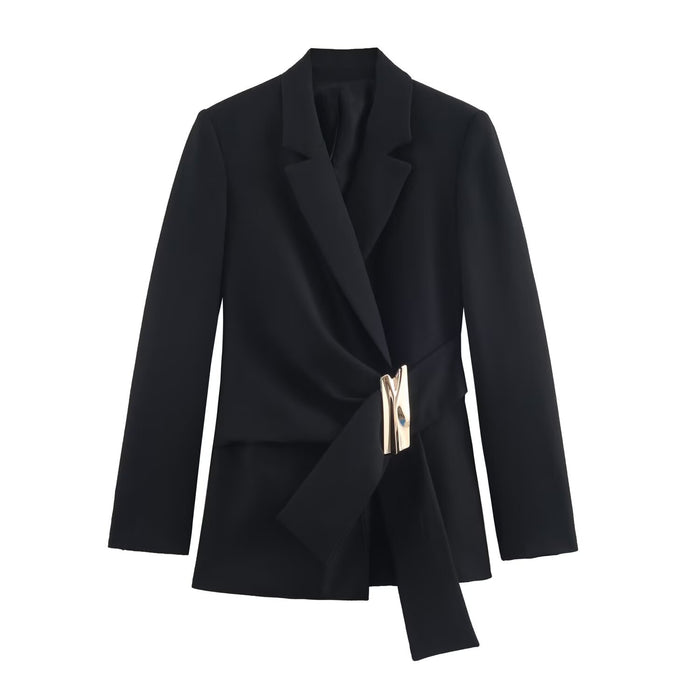 Women's Blazer And Straight-leg Pants