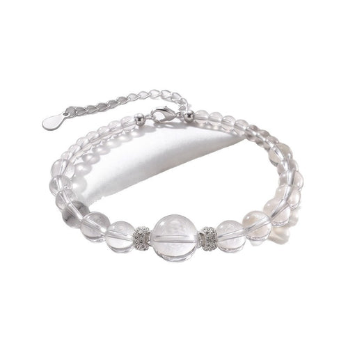 Natural White Crystal Bracelet