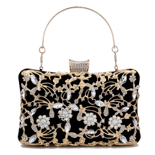 Diamond-encrusted Evening Fashion All-purpose Light-luxury Evening Gown Handbag