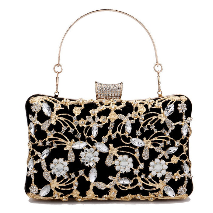 Diamond-encrusted Evening Fashion All-purpose Light-luxury Evening Gown Handbag