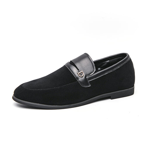 Business Suede Pointed Toe Low Heel Shoes